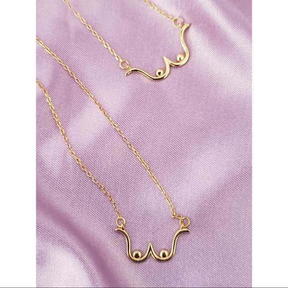 Dainty Boobie Necklace - Picture 3 of 4